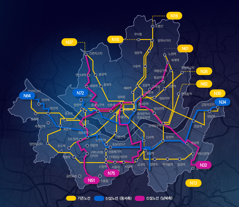 Owl Bus Route Map Owl Bus Route Map